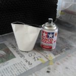 タミヤ缶スプレー（PS）から塗料を取り出す方法